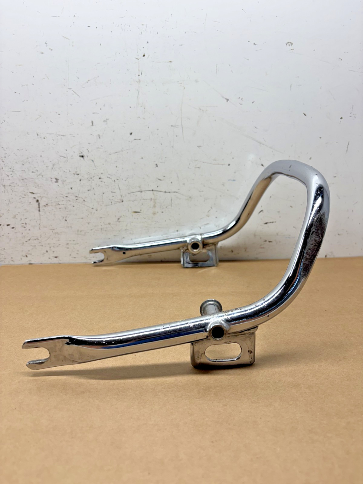 Honda CB175 CB 175 Rear Grab Bar / Hoop / Signal Mounts / GOOD CHROME (1972)
