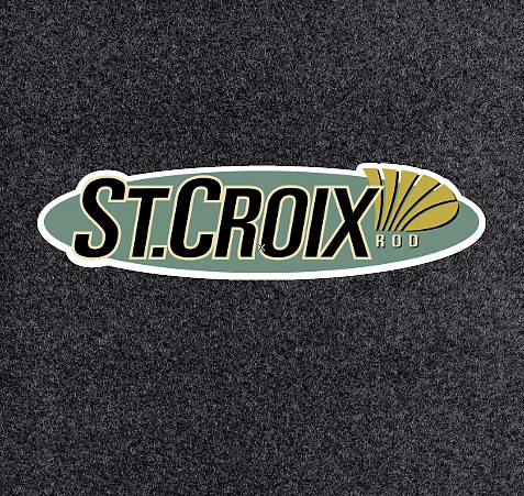 ST. CROIX RODS BASS BOAT CARPET DECALS GRAPHICS BONUS DECAL!! FREE SHIPPING!!