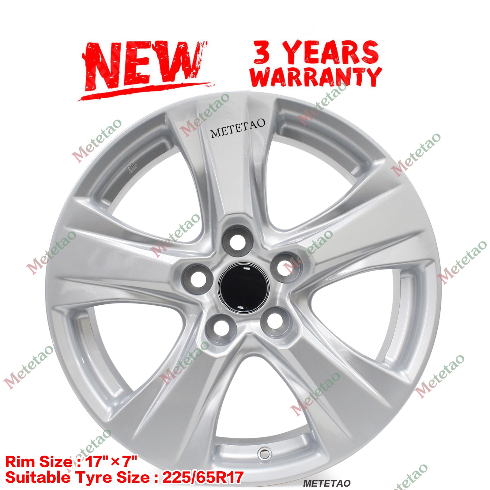 NEW 17X7 Inch For Toyota RAV4 2019-2025 Silver Alloy Replacement Wheel Rim