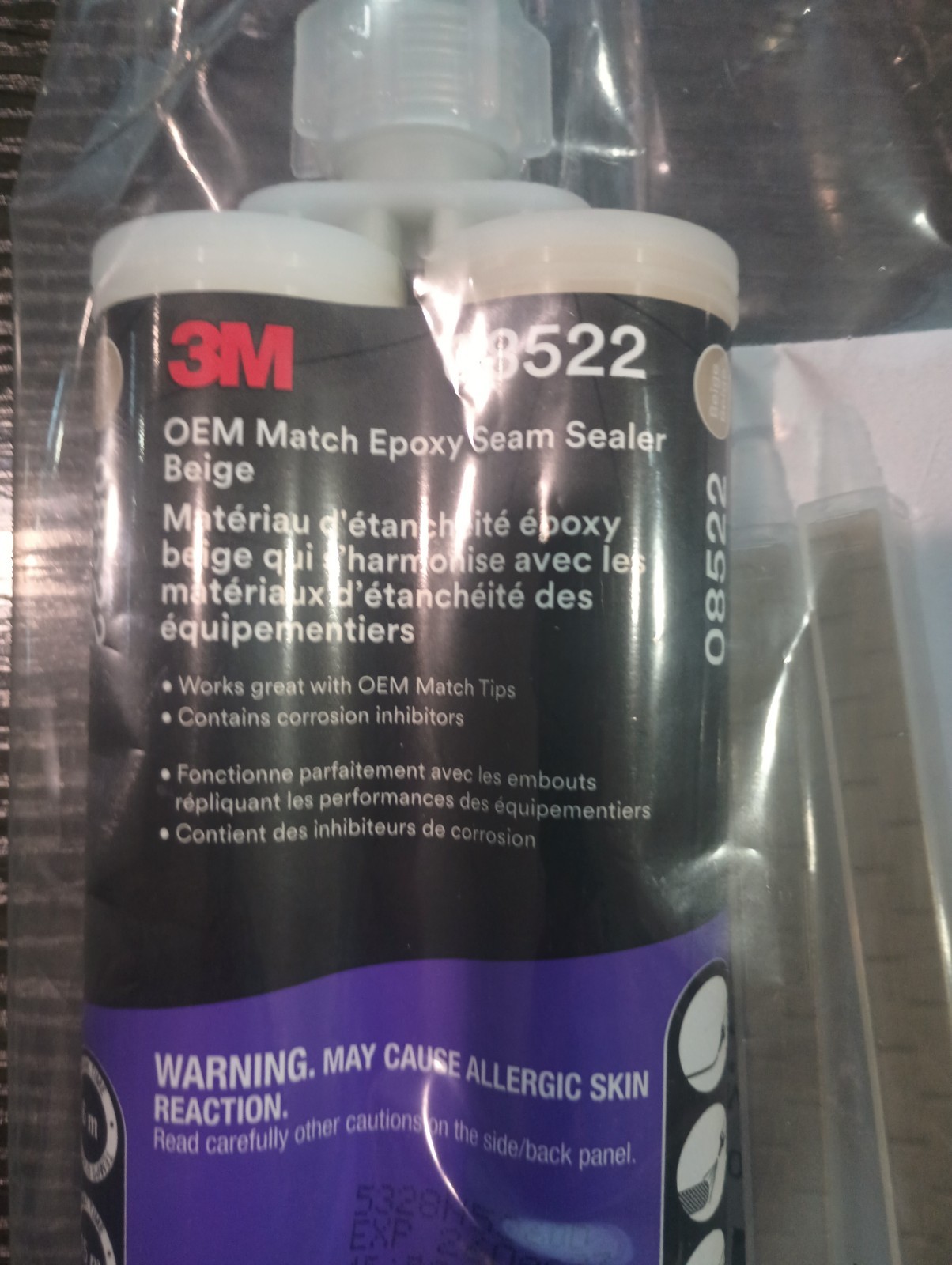 3M 08522 Oem Match Epoxy Seam Sealer Beige