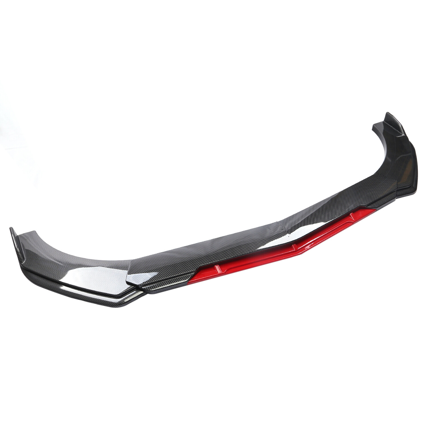 For AUDI A3 A4 A5 Front Bumper Lip Splitter Spoiler Body Kit Carbon Fiber