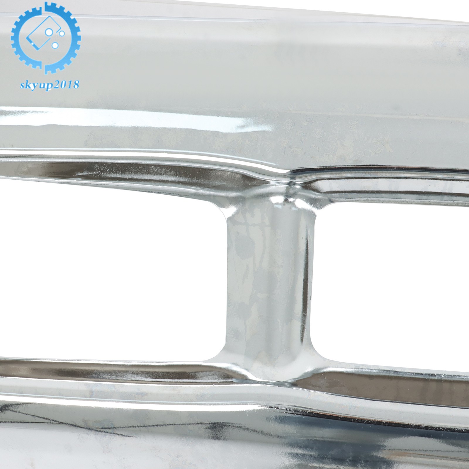 Front Bumper Face Bar Split-Type For Ford F-250 F-350 1999 00-2004 Chrome Steel