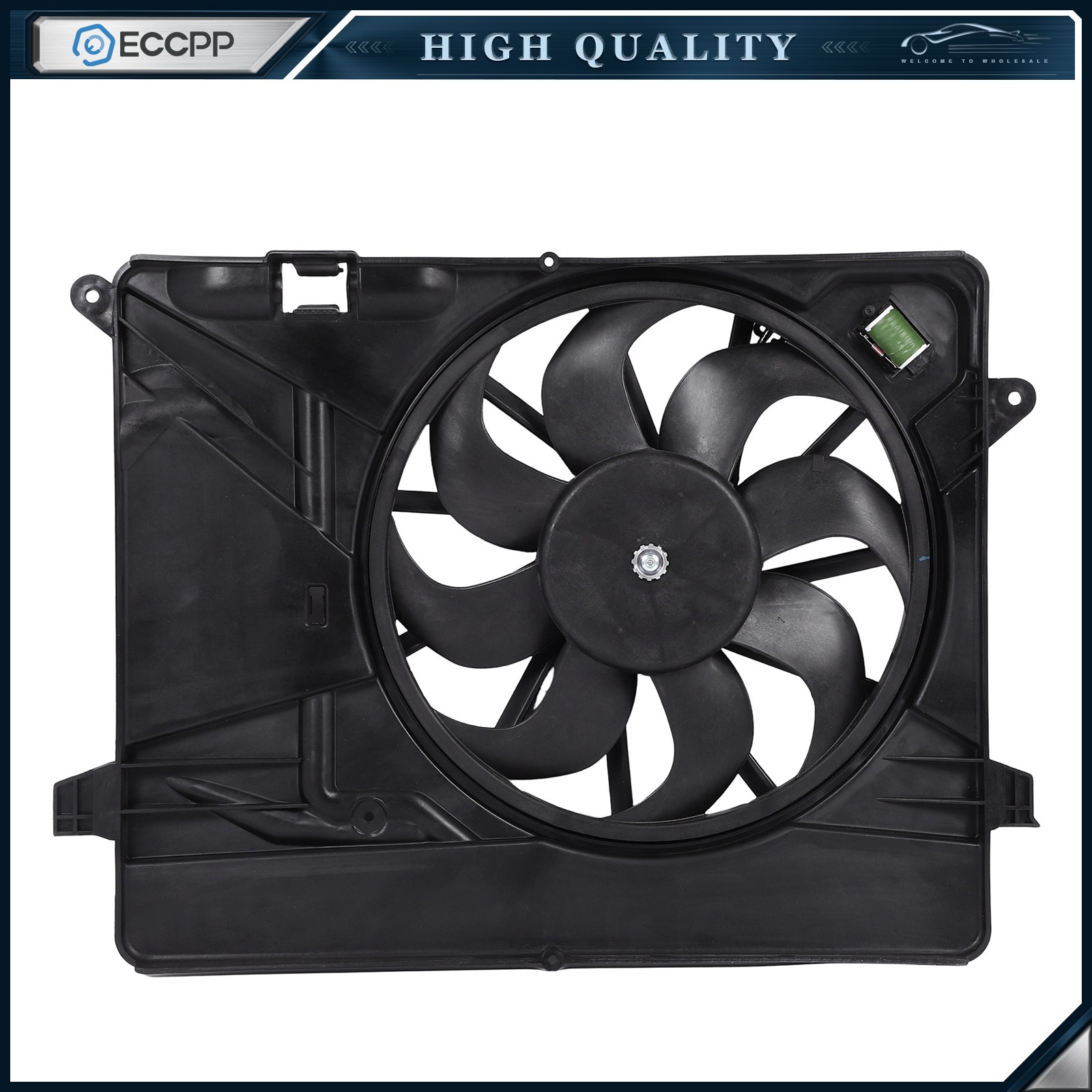 Electric Radiator Fan Assembly For 2014-2021 Buick Encore 15-21 Chevrolet Trax