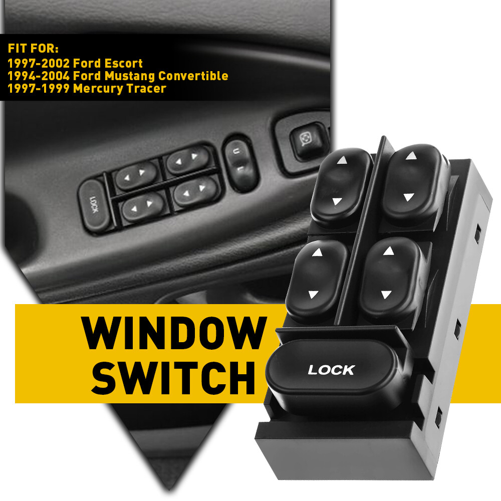 Master Power Window Door Switch for 1994-2004 Ford Mustang Convertible NEW