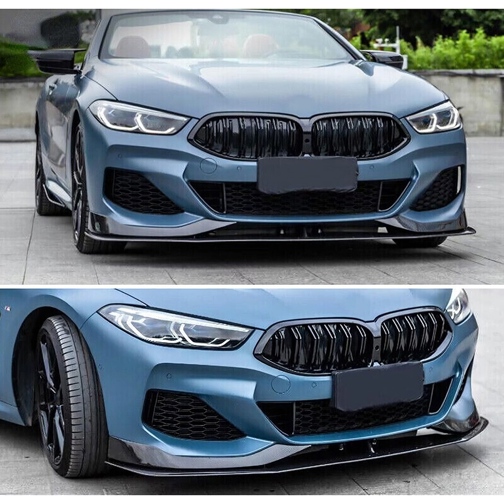 20-23 G14 G15 G16 8-Series 840i M850i Gloss Black Front Kidney Dual Line Grille