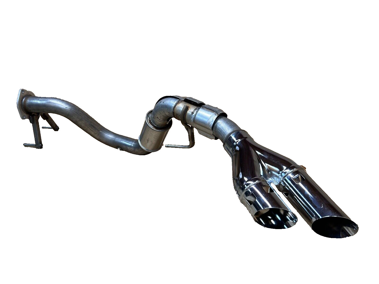 NEW GENUINE OEM TAKE OFF Chrome Dual Tip Exhaust Fits FORD 6.7L F250 F350 17-23