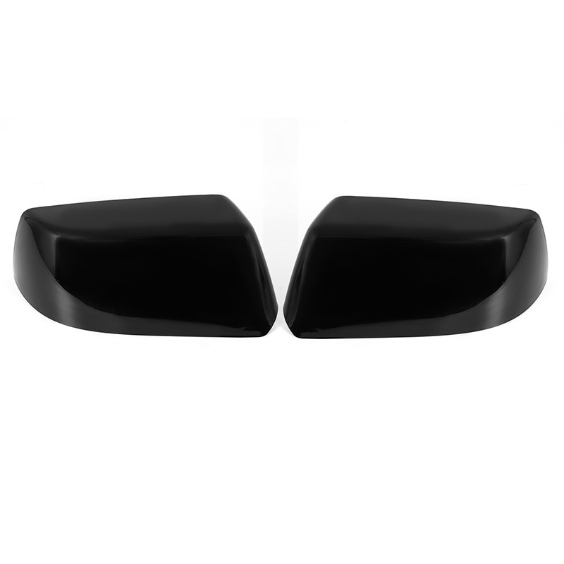 GLOSS BLACK Mirror Covers Caps For 2015-2018 2019 GMC Yukon Cadillac Escalade