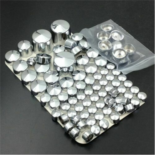 Chrome ABS Screw Bolt Topper Caps Cover For Harley softai Twin Cam 2000-2006