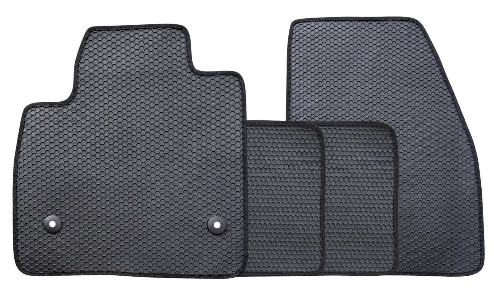 All Weather Floor Mats For 2019 to 2024 Chevrolet Blazer Front & Rear Black