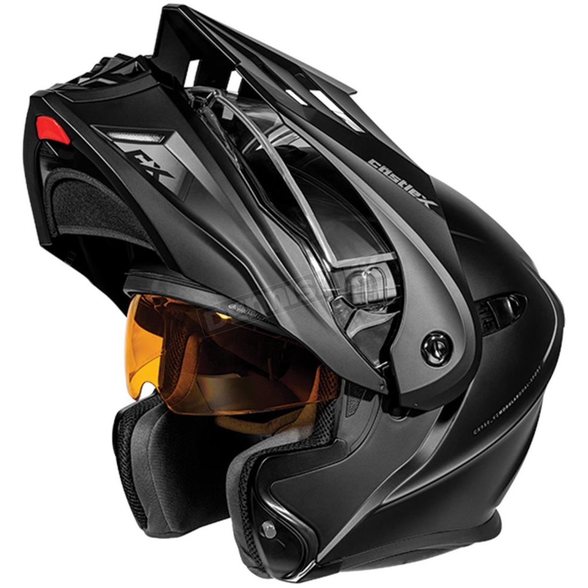 Castle X Matte Black CX950V2 Solid Snow Helmet – 45-12089