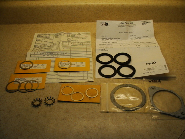 Mixed Lot 18 Washers Shims Seals Gaskets Packing For Hughes 269. New