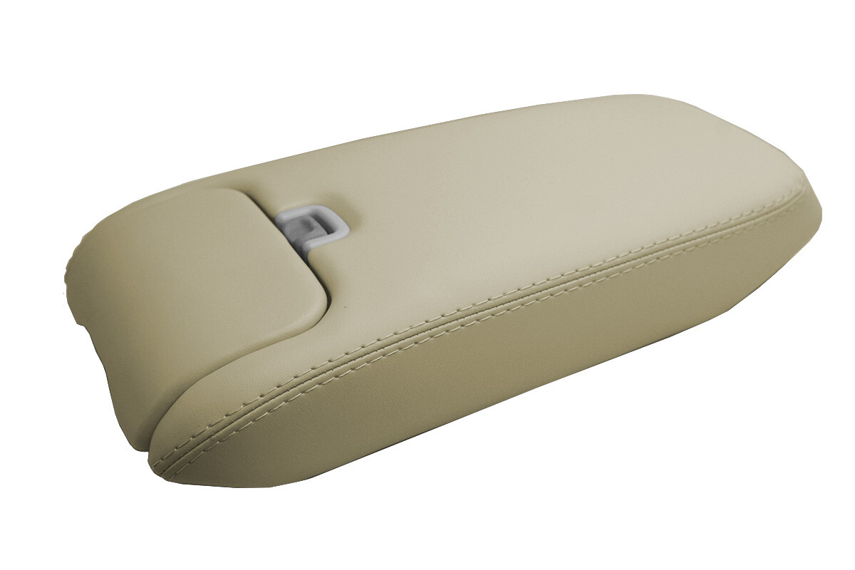 Fits 1997-2006 Jaguar XK XK8 XKR PVC Leather Console Lid Armrest Cover Ned Ivory