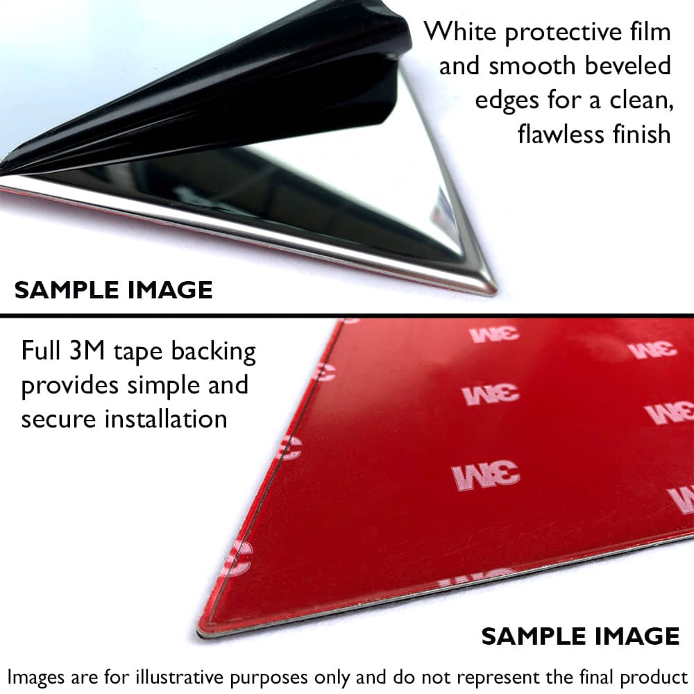 4p Stainless Pillar Post Covers fits 2009-2015 Nissan Maxima by Brighter Design