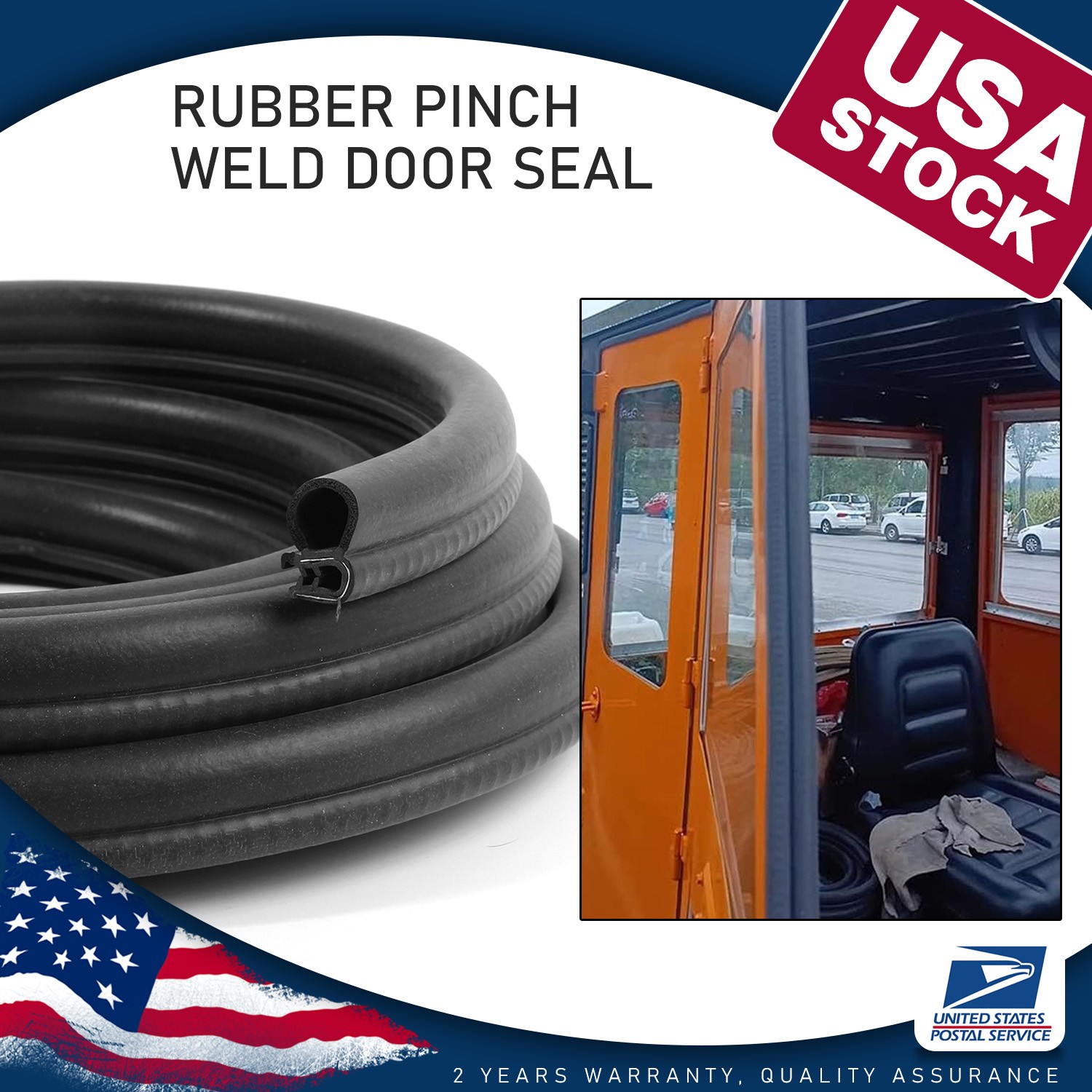 Automotive Door Weather Stripping 20Ft Car Door Rubber Edge Trim Seal Strip