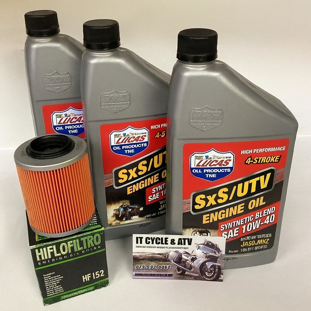 Can Am Bombardier Outlander Renegade DS Defender Commander Oil Change Filter Kit
