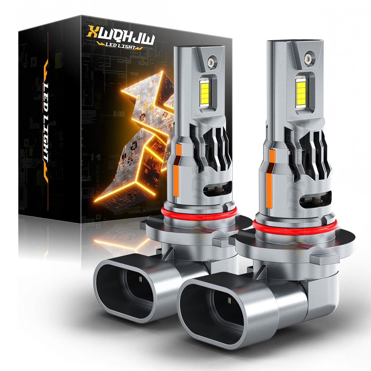 9006 LED Halogen Headlight Bulbs 6000K Hi Lo Beam Ultra White 60Days Free Return