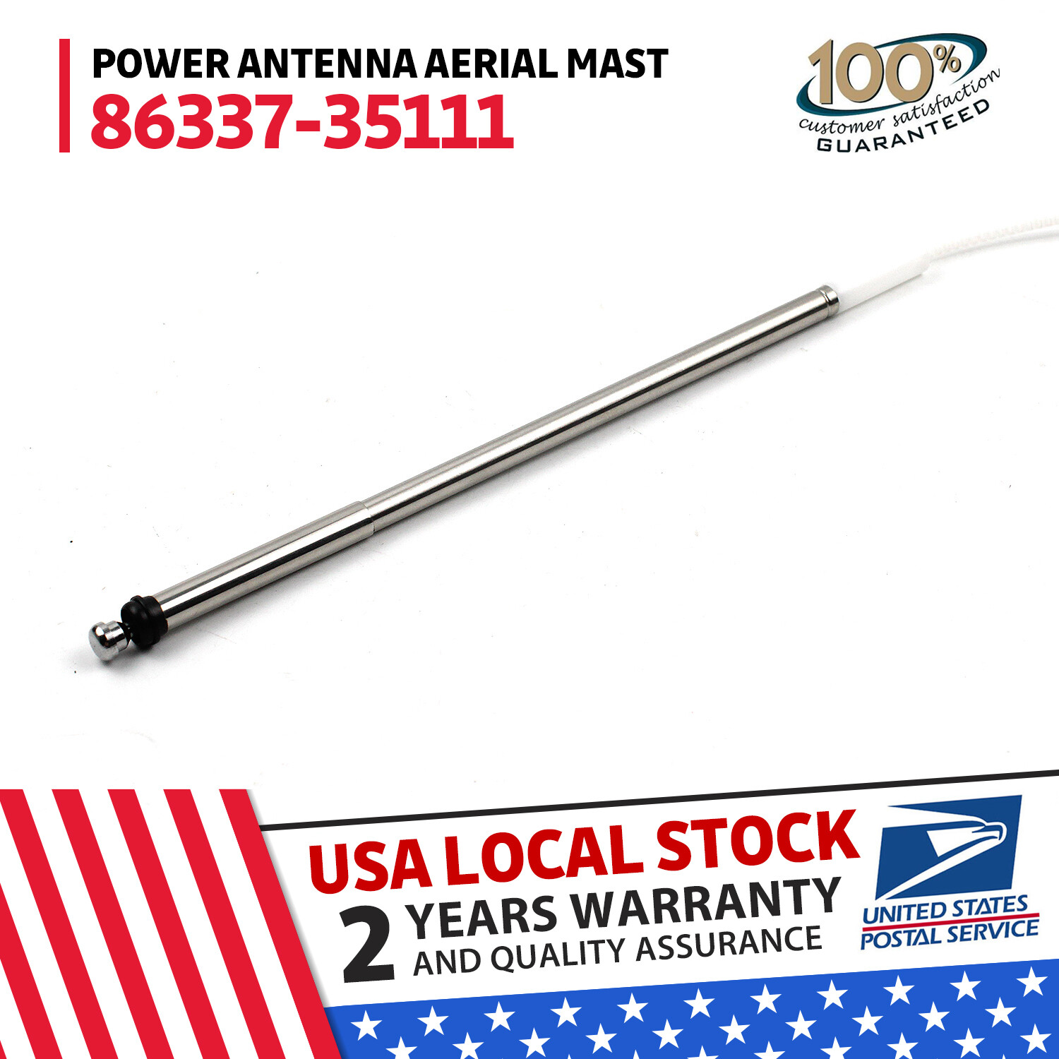 BRAND NEW FOR 1996-2002 Toyota 4RUNNER POWER ANTENNA MAST 8633735111 OEM QUALITY