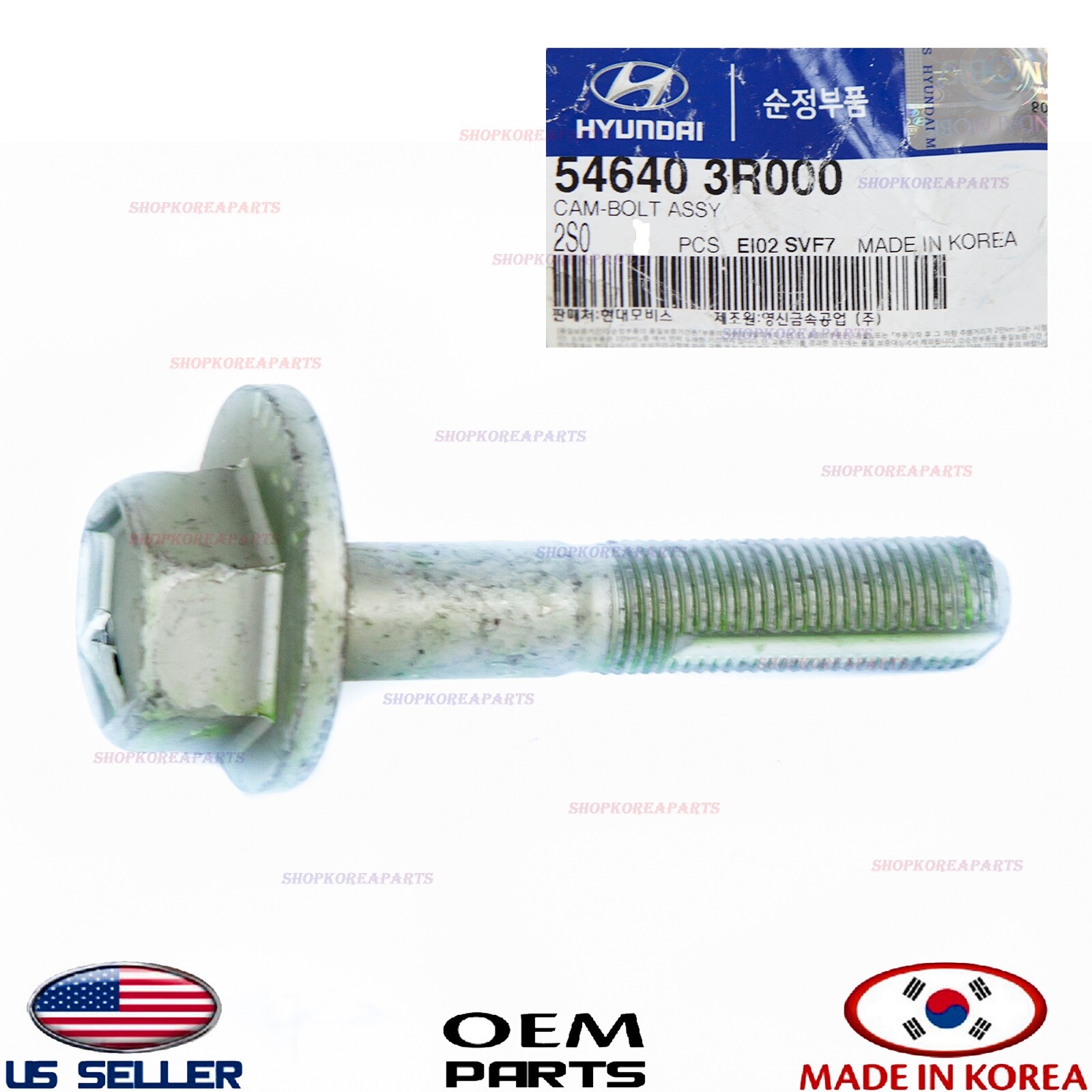 Genuine Camber Lateral Rear Arm Adjust Bolt OEM Hyundai Kia *See Compatibility