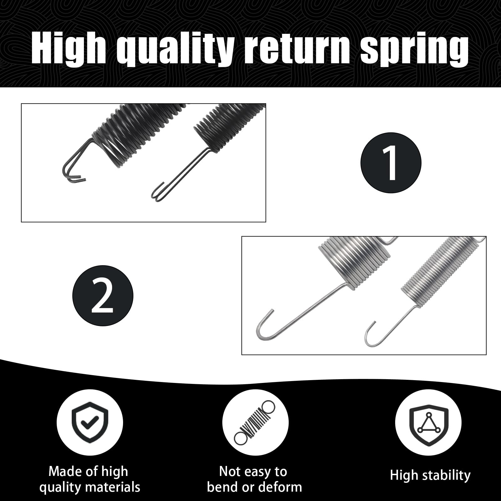 59207 Throttle Return Spring Assortment, Universal Carburetor Return Dual Spring