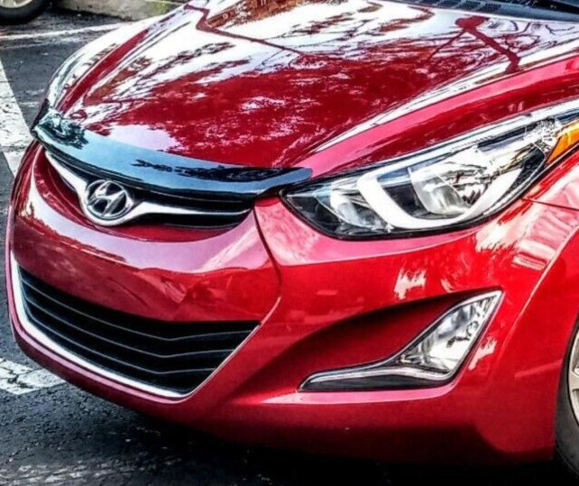 Husky Carflector Hood Protector Bug Shield Deflector for 11-2014 Hyundai Elantra