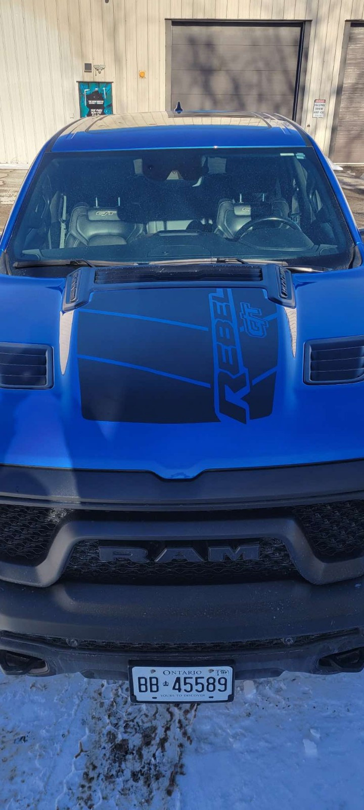 Compatible with RAM Rebel GT .. Vinyl graphics Hood & Bedsides Package