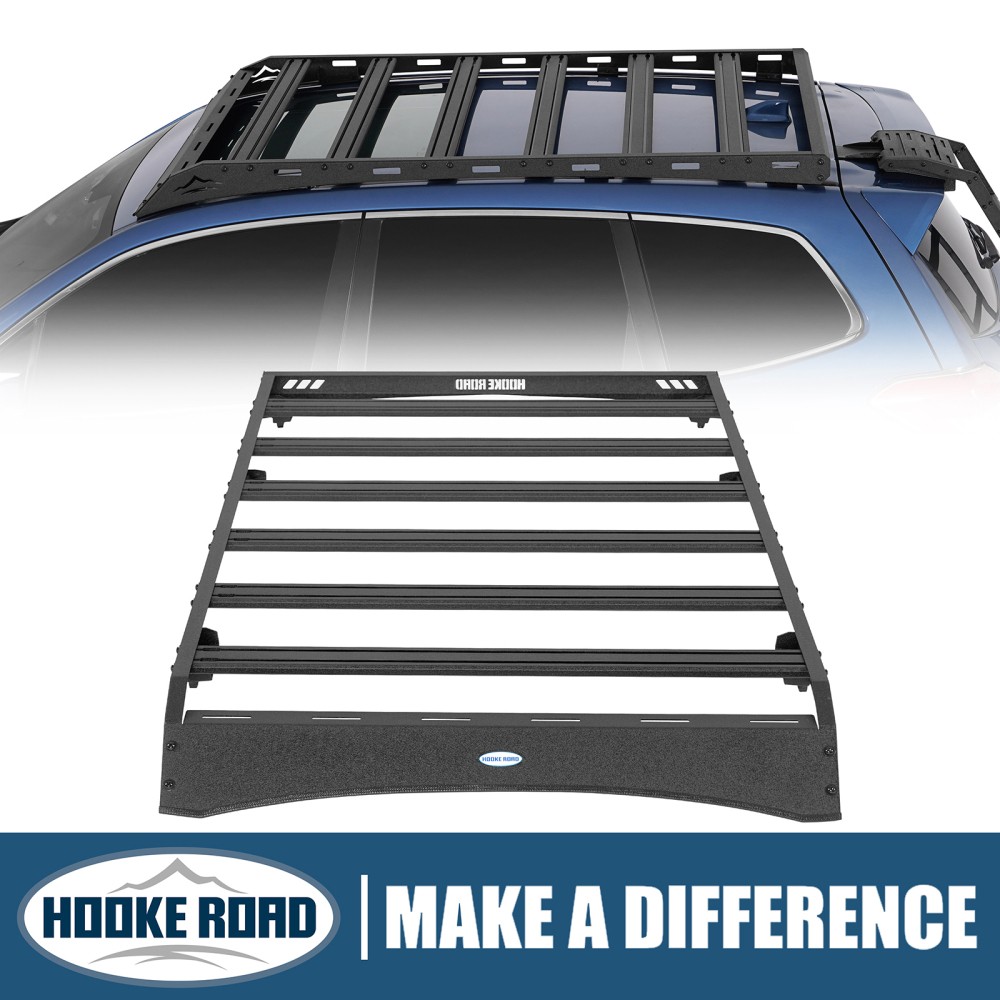 Hooke Road Steel Roof Rack w/Aluminum Cross Bars for Subaru Forester 2014-2018