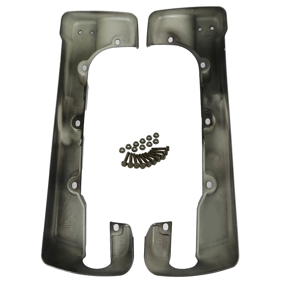 Vivid Black Stretched Extended SaddleBag Extension For Harley Touring 1994-2013