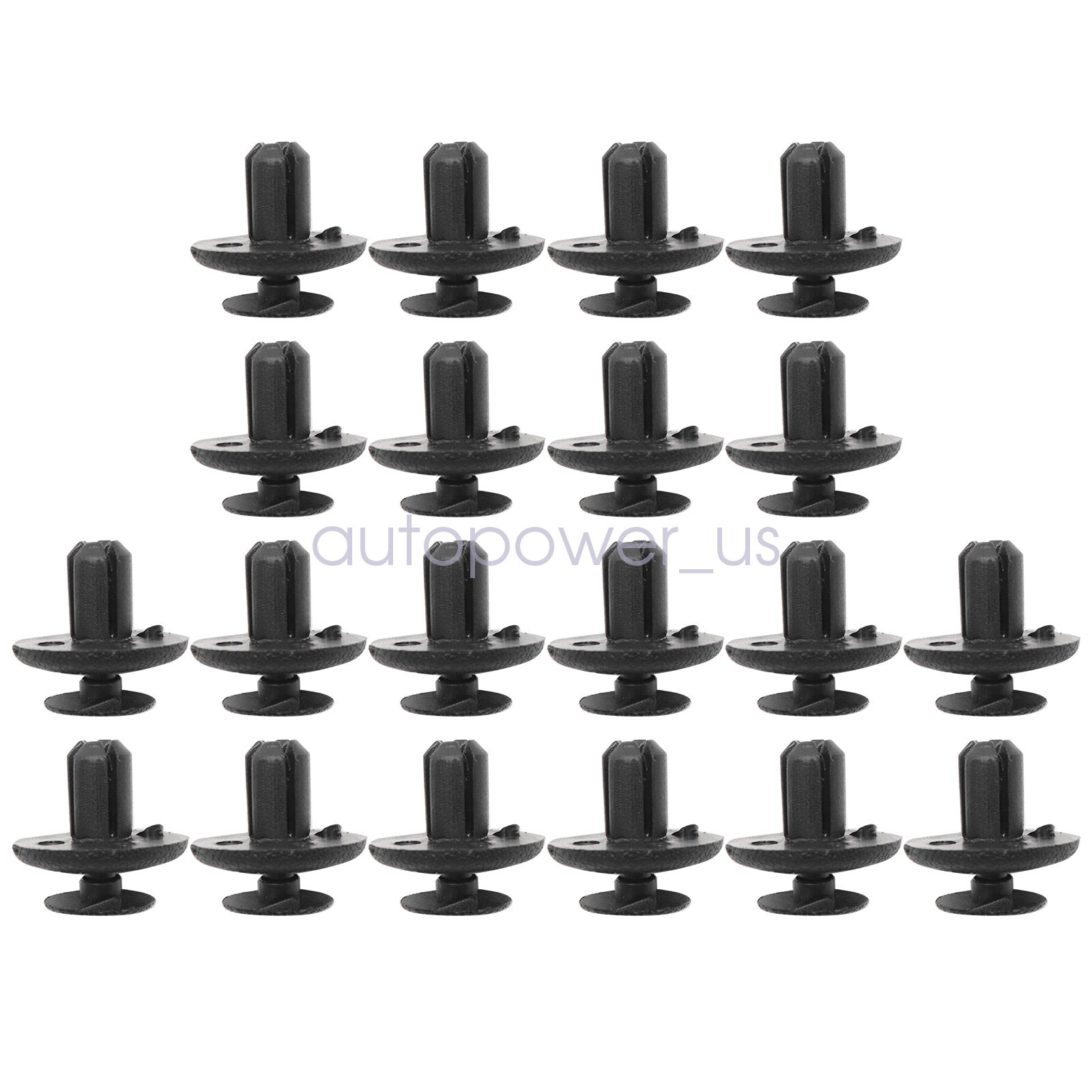 20Pcs Fender Liner Push-Type Retainer Clip 7mm For Subaru Impreza Legacy WRX BRZ