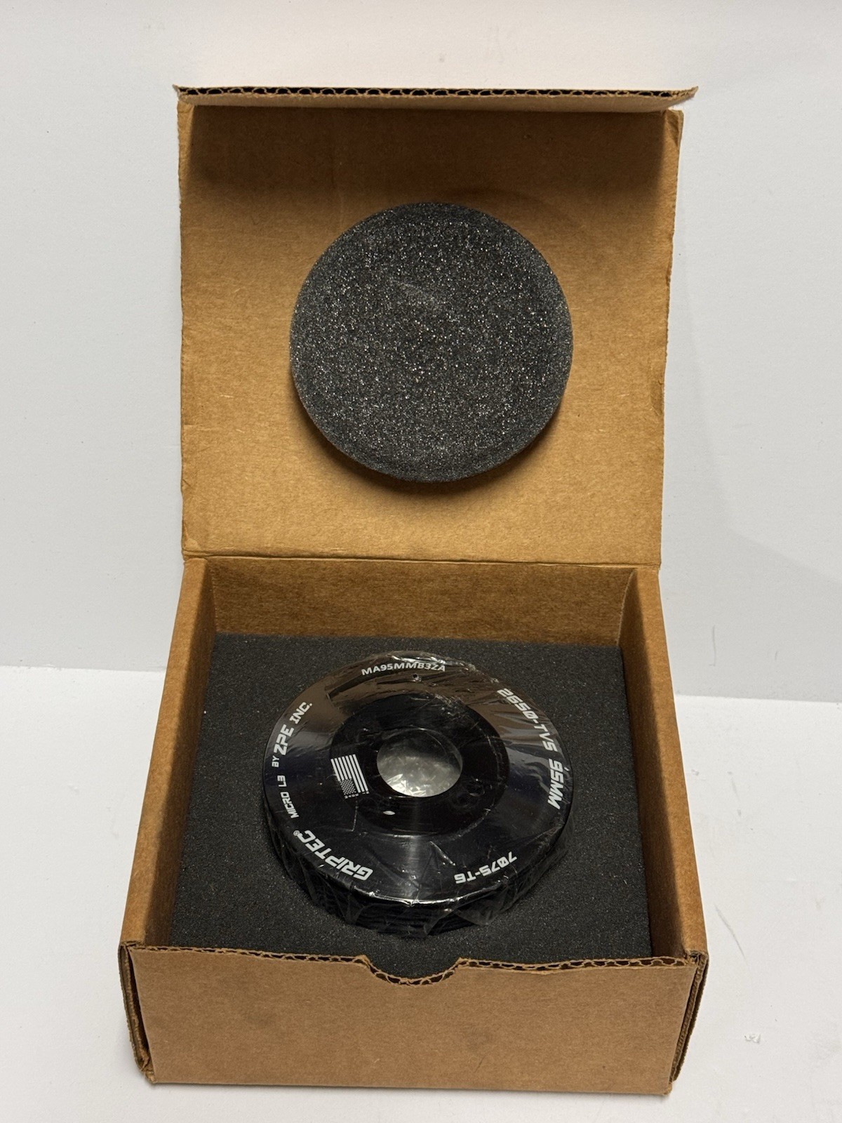 95mm 9 Rib ZPE GripTec 2pc 2650 TVS Micro L3 Black Pulley Only 7075-T6 Whipple