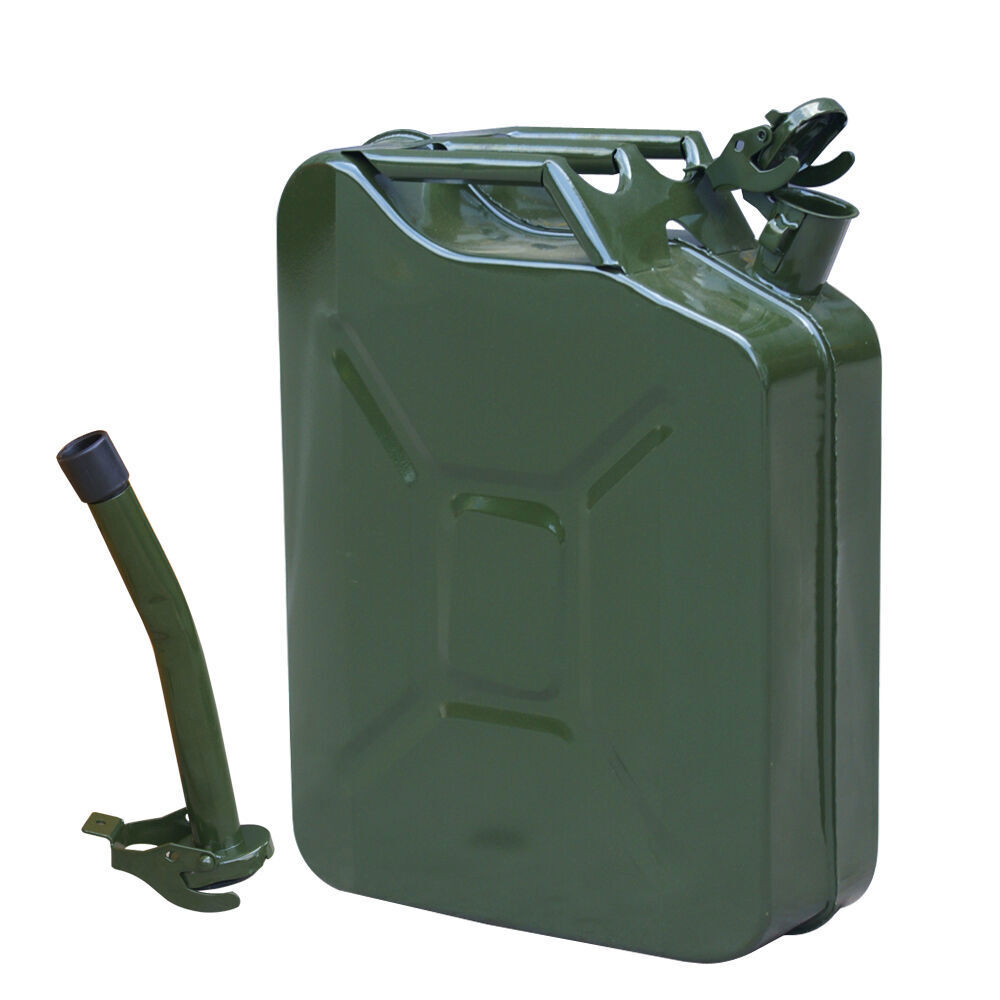 Off Road Gas Jerry Can Tank Emergency Backup Army Military 5 gallon 20L