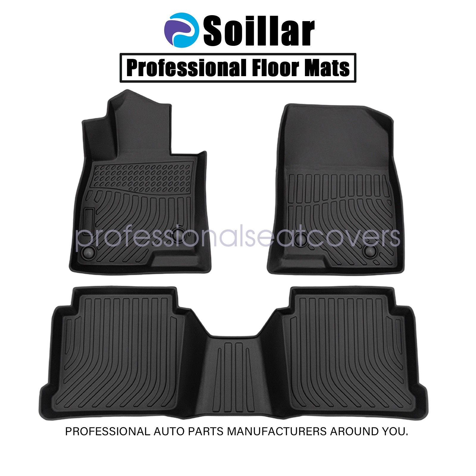 For 2014 2015 2016 2017 2018 2019 2020 2021 Mazda 6 TPE 3D Floor Mats Liner Set