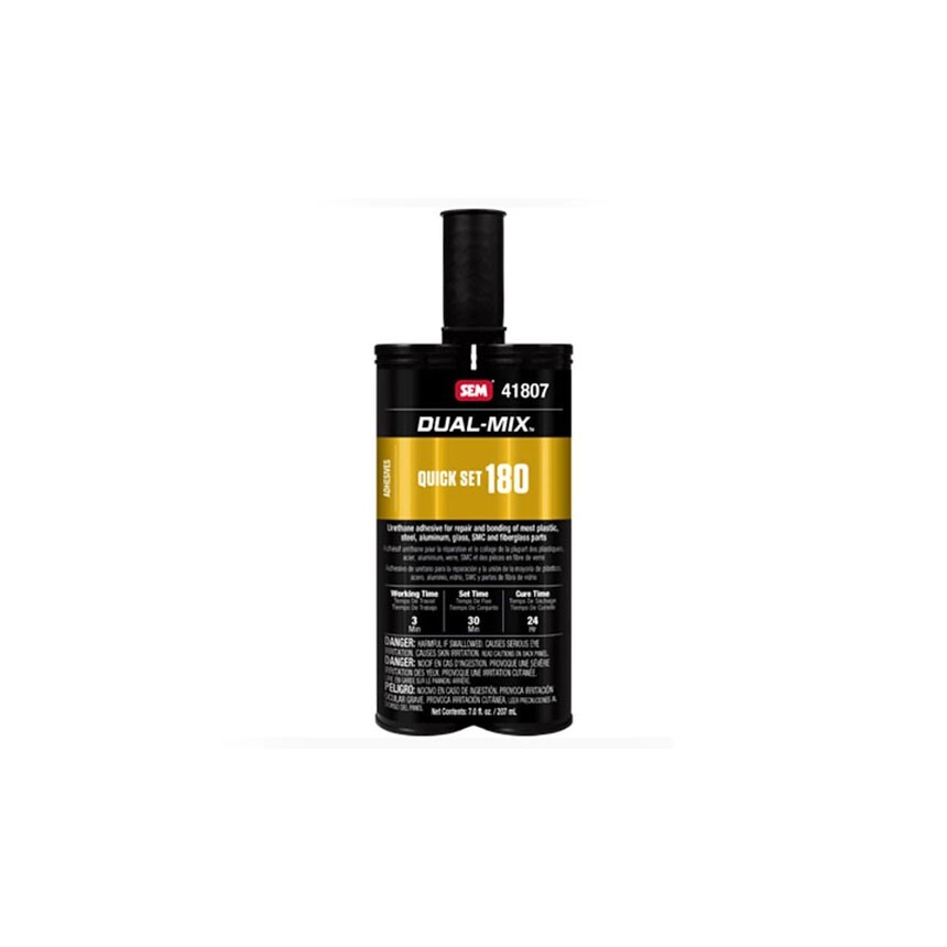 SEM 41807 Dual-Mix™ Quick Set 180 Urethane Adhesive, 7 Oz, Cartridge,