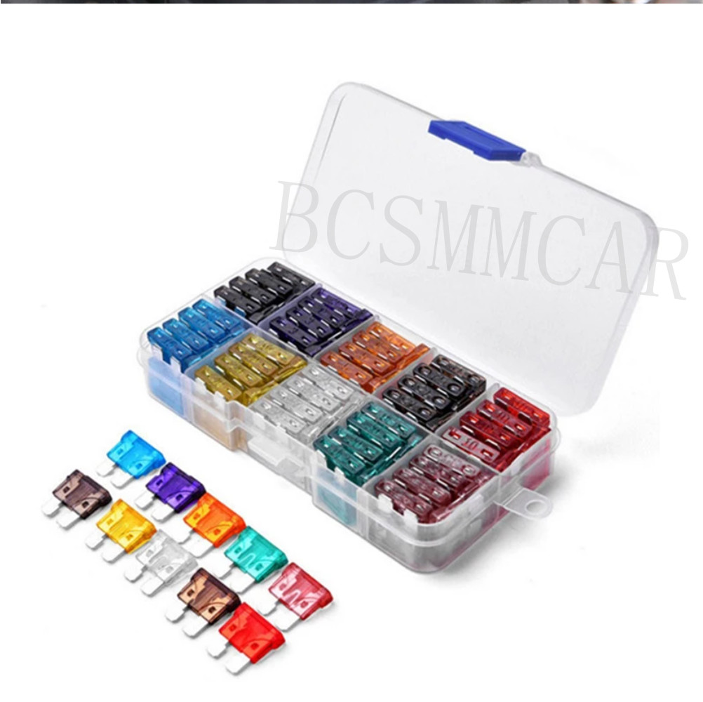 10 Sizes Car Micro Blade Fuse Assortment 2A 3A 5A 7.5A 10A 15A 20A 25A 30A 35A