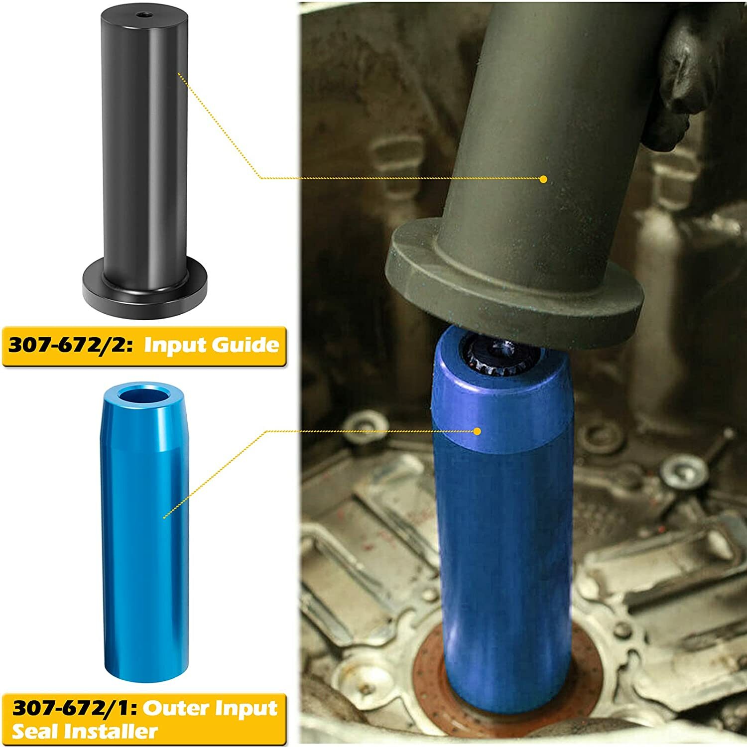 Dry Type Dual Clutch Transmission Oil Seal Removal Install Tool for Volvo Ford