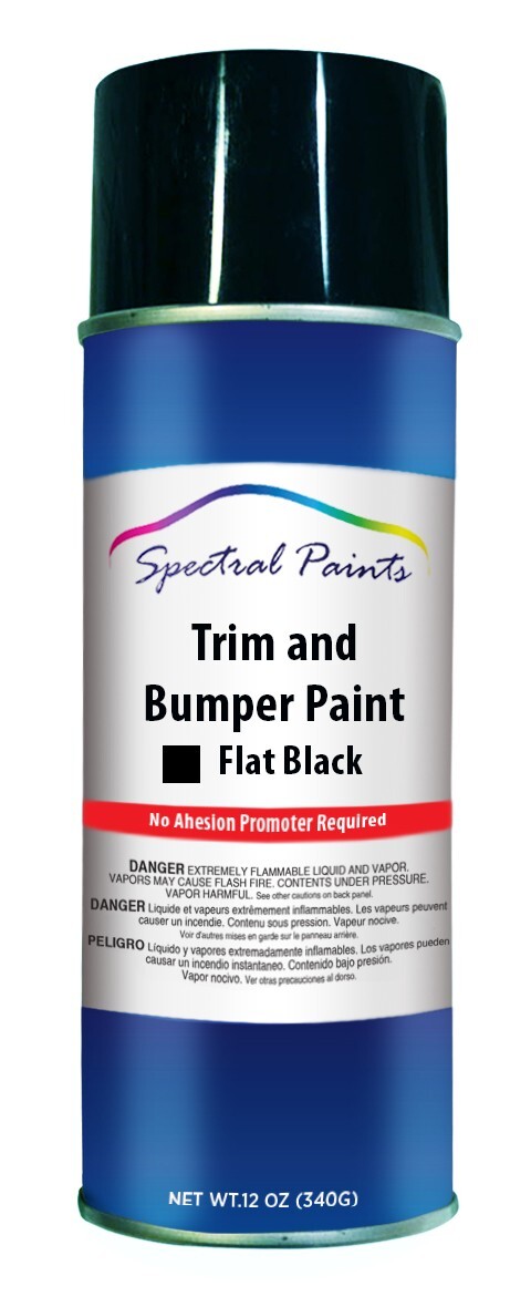 Spectral Paints Trim Paint – Trim Flat Black Spray 12 oz. Can