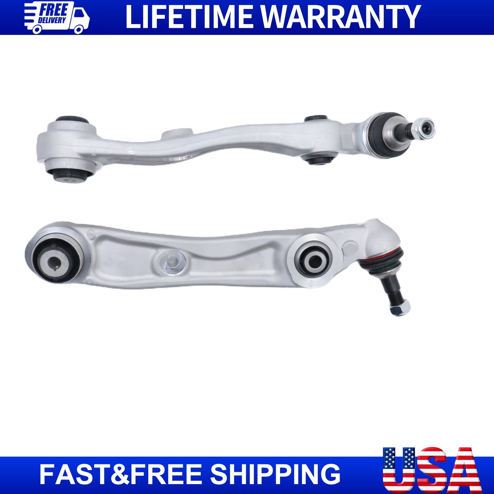 31106898553 1Set For 24-25 BMW 750e Front Left Right Lower Rearward Control Arm