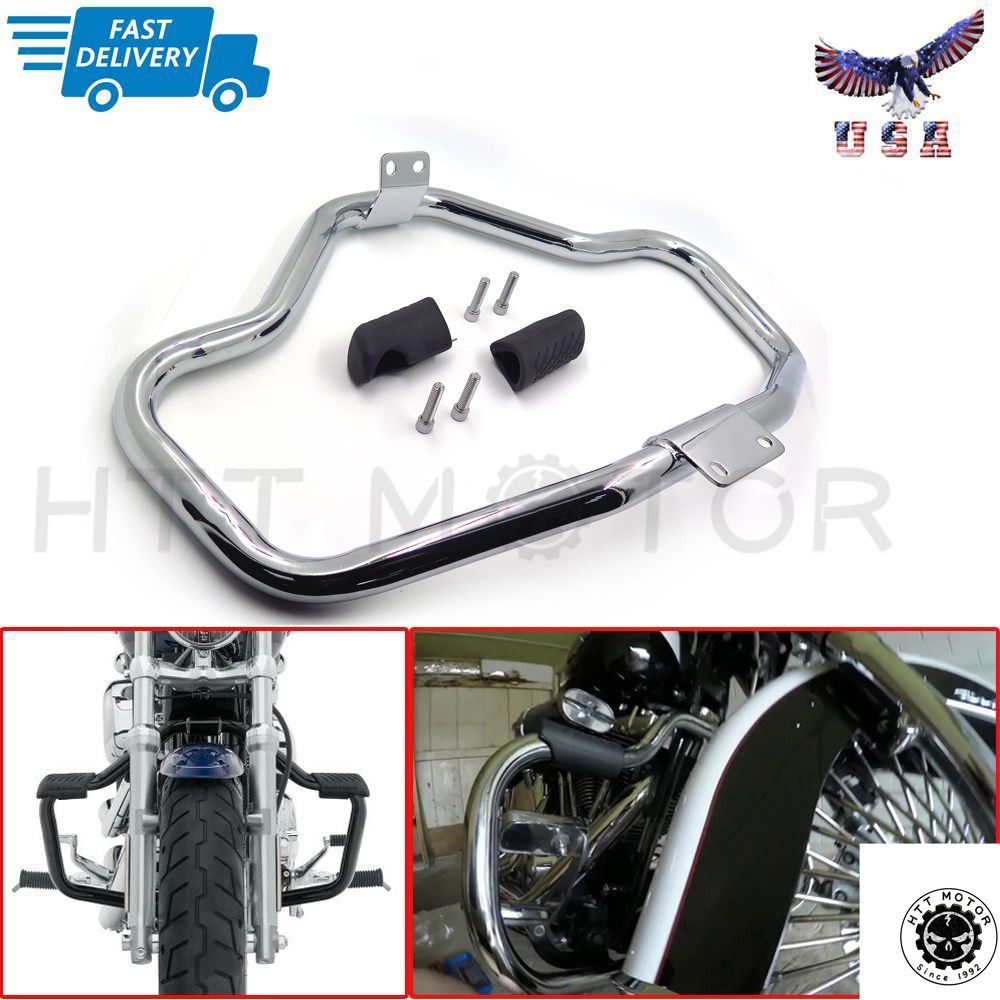 Chrome Front Crash Bar Engine Guard For ’04-’17 Harley Sportster SuperLow XL883L