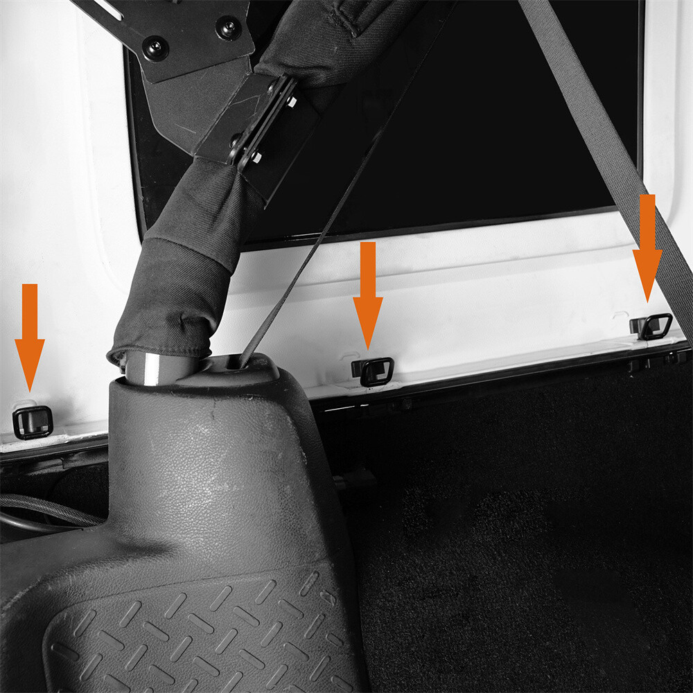 Quick Removal Fastener Thumb Screw and Nut Kit For Jeep Wrangler YJ TJ JK 87-18