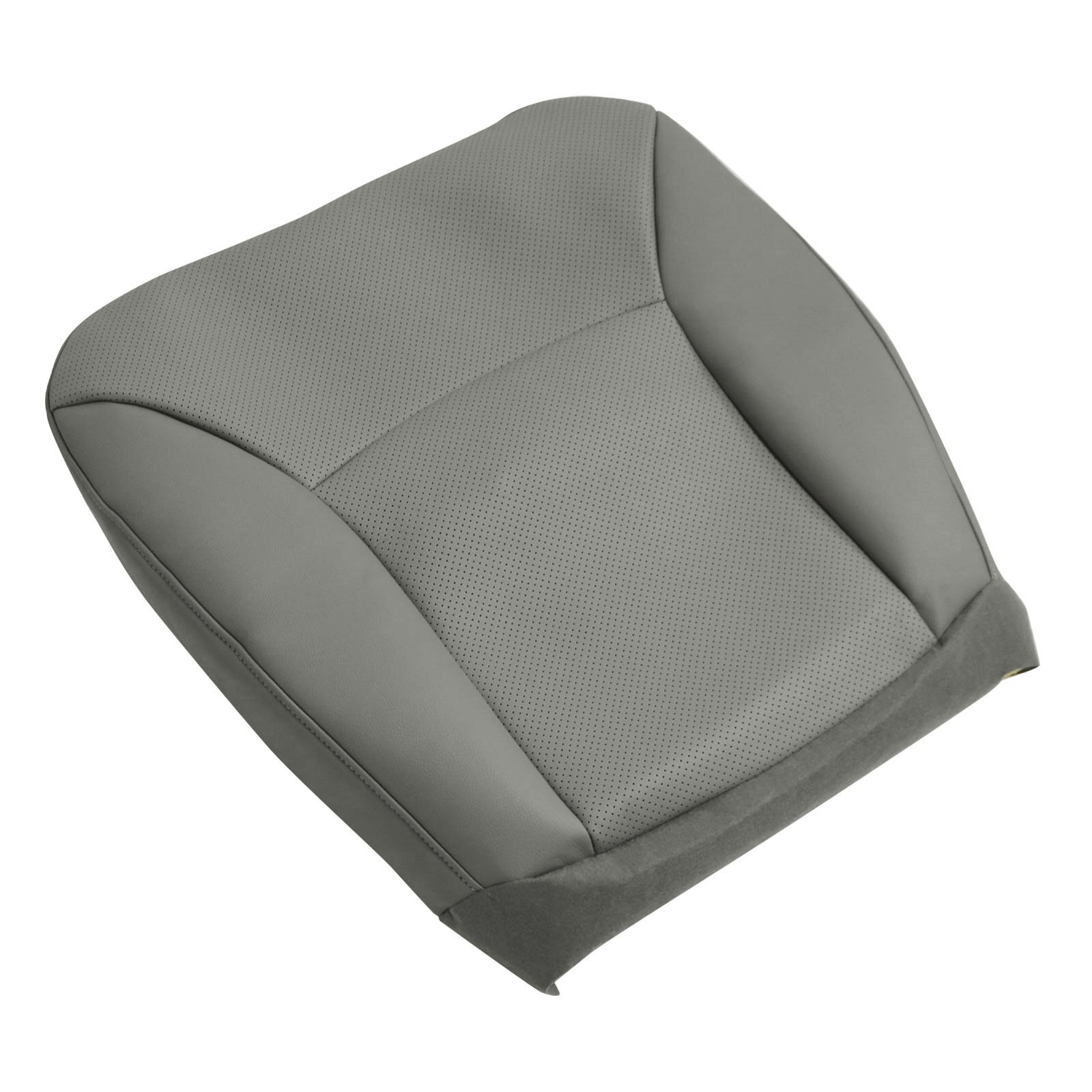 2002-2008 Fits Ford E150 E250 E350 Van Driver Bottom Perforated Seat Cover Gray