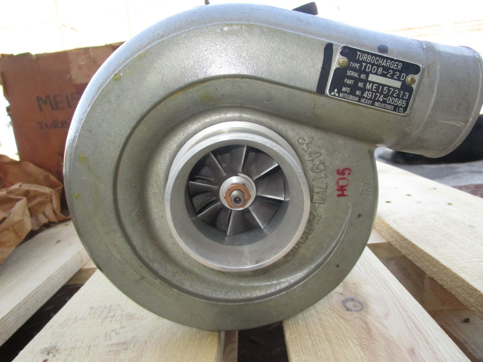 Mitsubishi Heavy Industries Turbocharger TD08-22D *New*