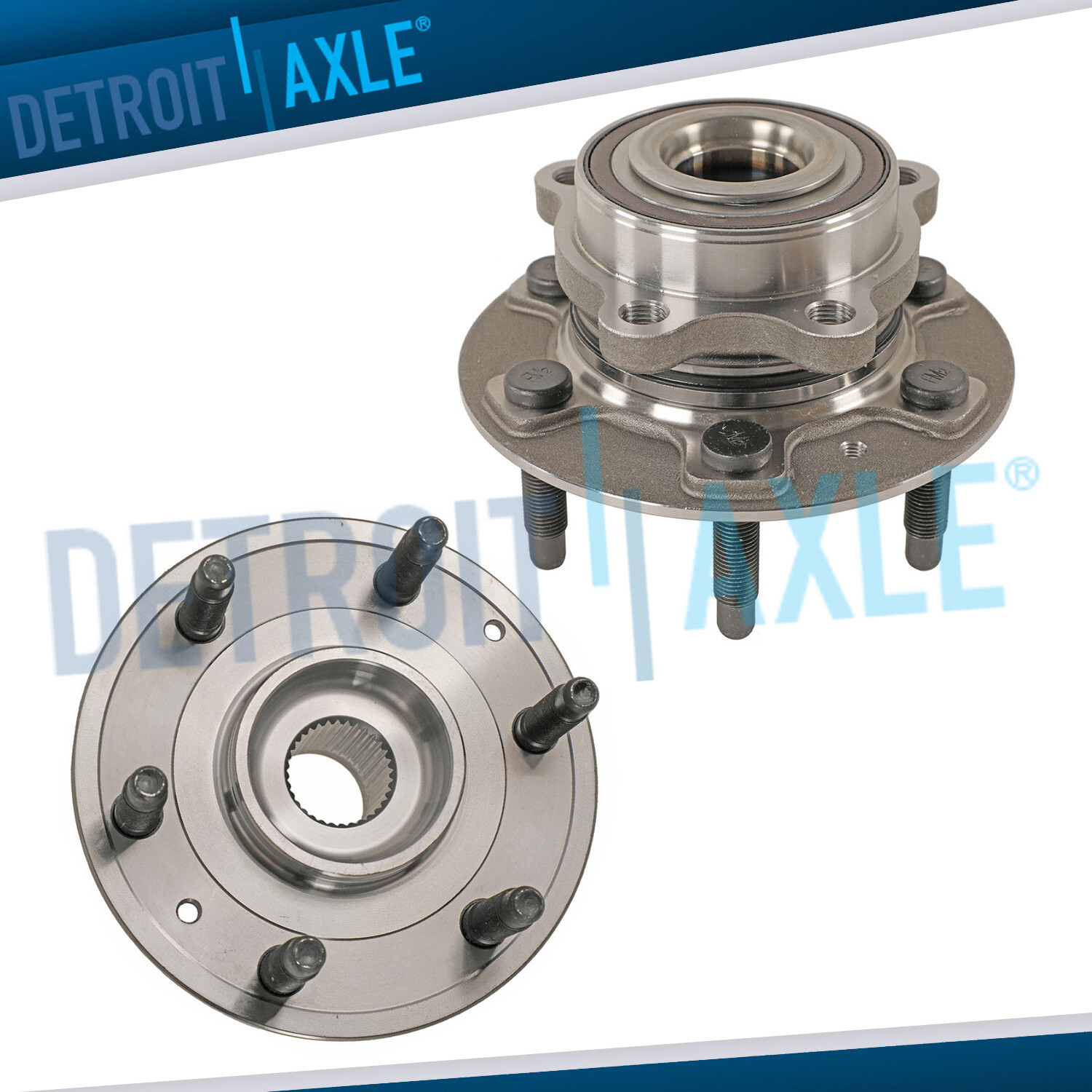 4WD Front Wheel Bearing Hubs for Chevy GMC Silverado Sierra 1500 Tahoe Yukon XL