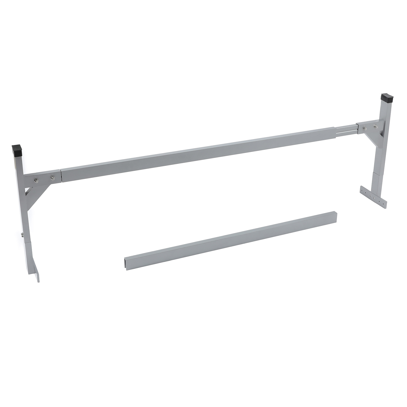 For Open & Enclosed Trailers Cargo Vans Adjustable Aluminum Ladder Roof Racks