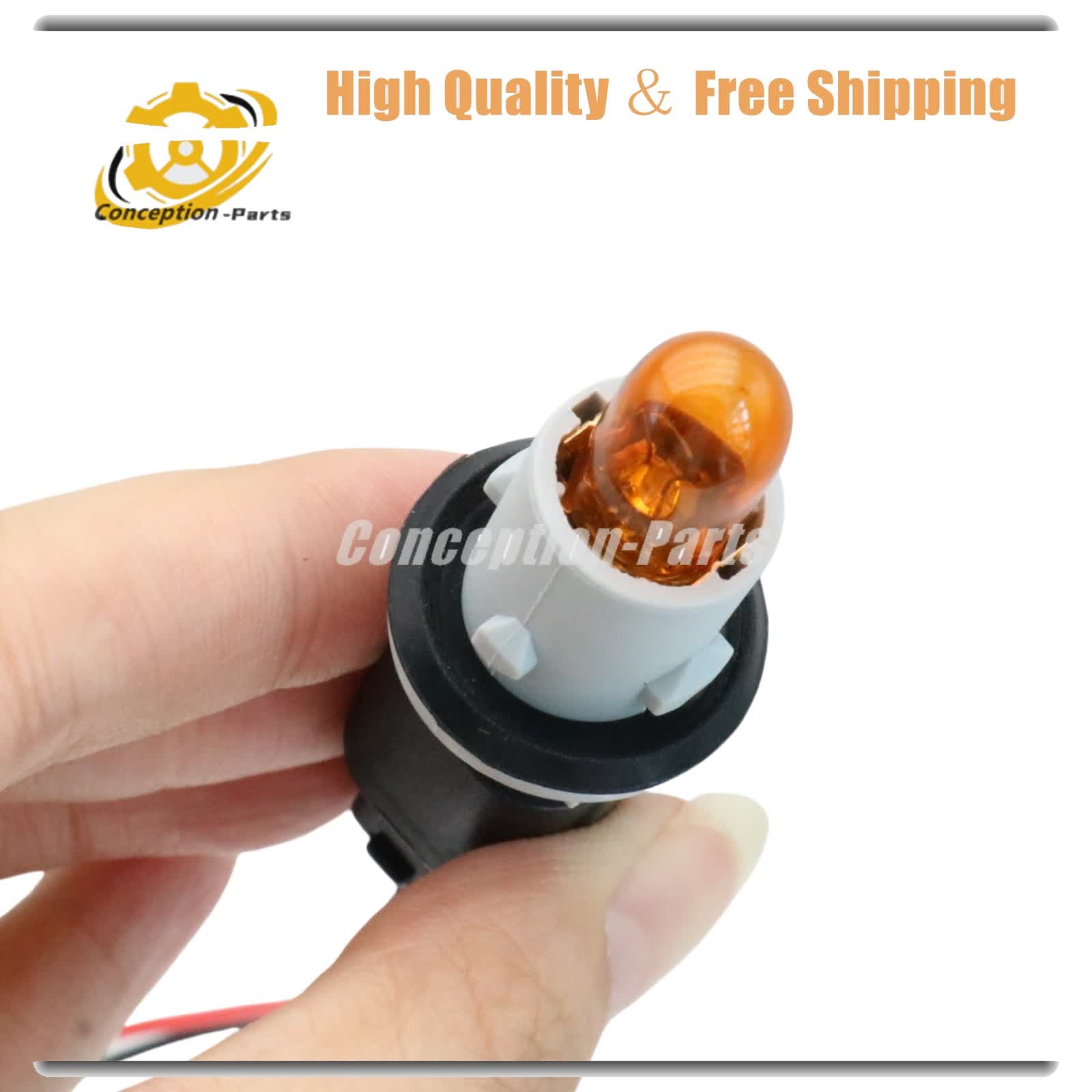 For Honda & Acura 33304S5A003 Side Marker Corner Light Socket & Bulb & Connector