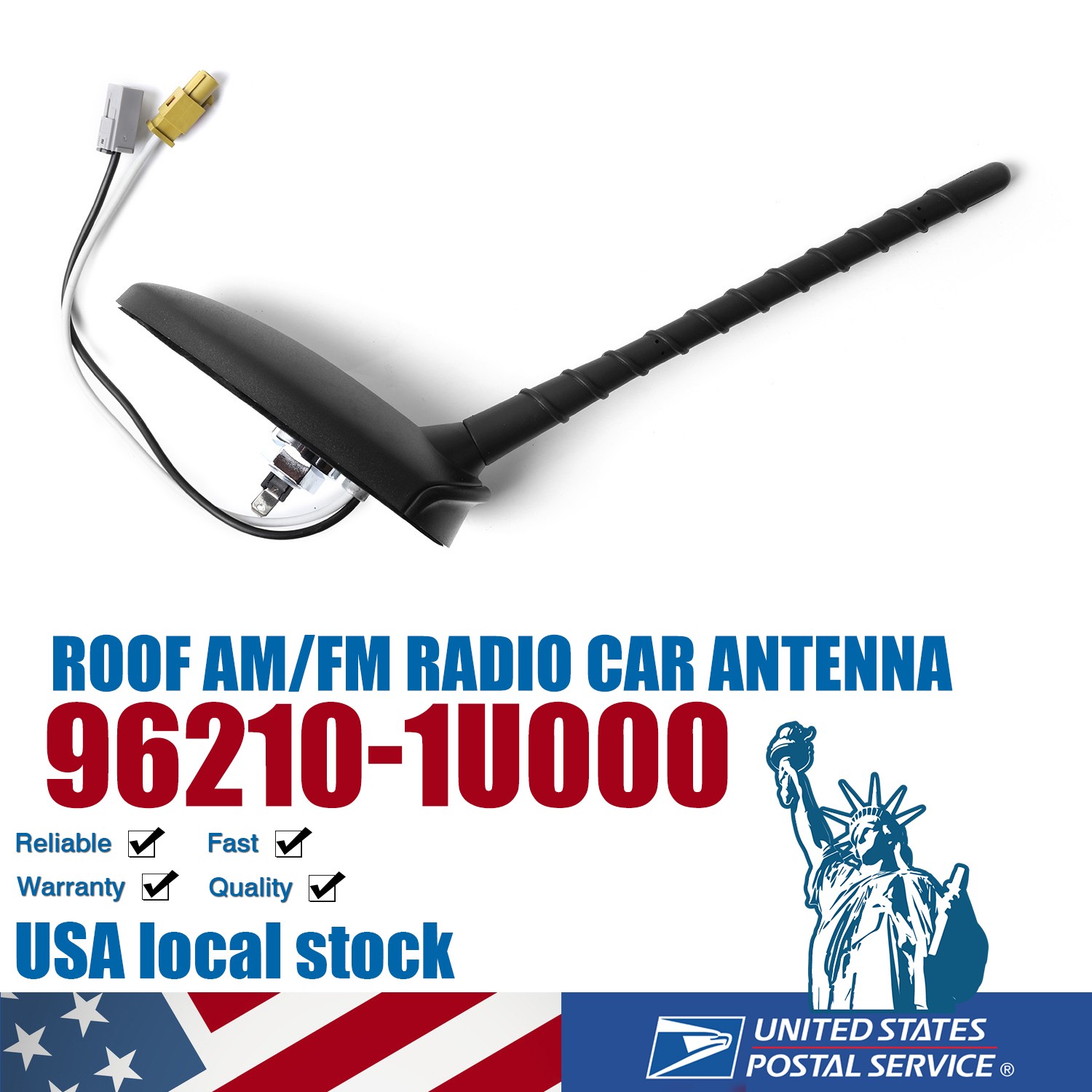 7 inch For Kia Sorento AM/FM Antenna Roof Mast Long Whip 96210-1U000 OEM QUALITY