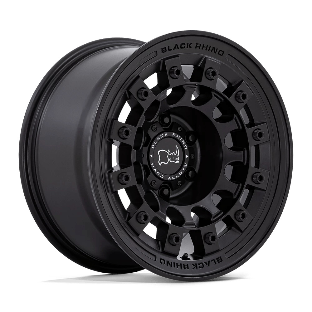 Black Rhino Fuji 17X8 +20 Matte Black Wheel 6X139.7 6X5.5 (QTY 4)