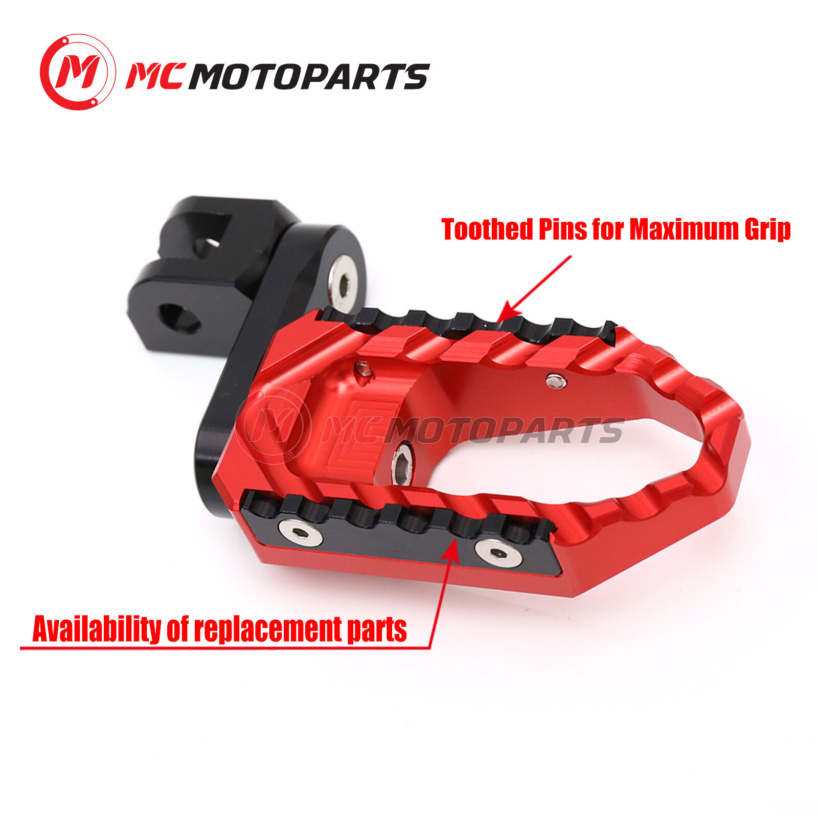 TRC 40mm Lowering Extended Wide Rider Foot Pegs For Honda CB500X 2013-2022
