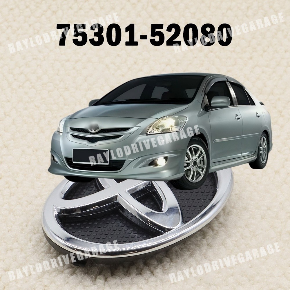 Front Grille Emblem For Yaris Sedan 2007-2012 2013 2014 Grill Badge 75301-52080