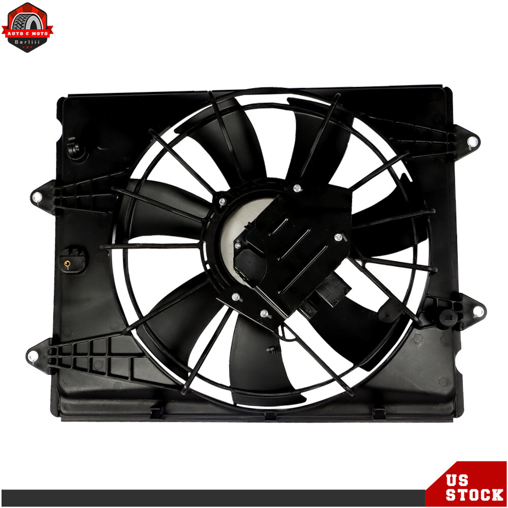 Radiator Cooling Fan Assembly For 2016 2017 2018-2021 Honda Civic LX-P 2.0L