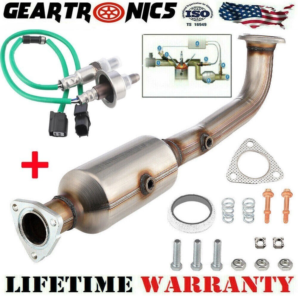 Catalytic Converter Bolt-on Connection for Honda CRV 2.4L Upstream Downstream