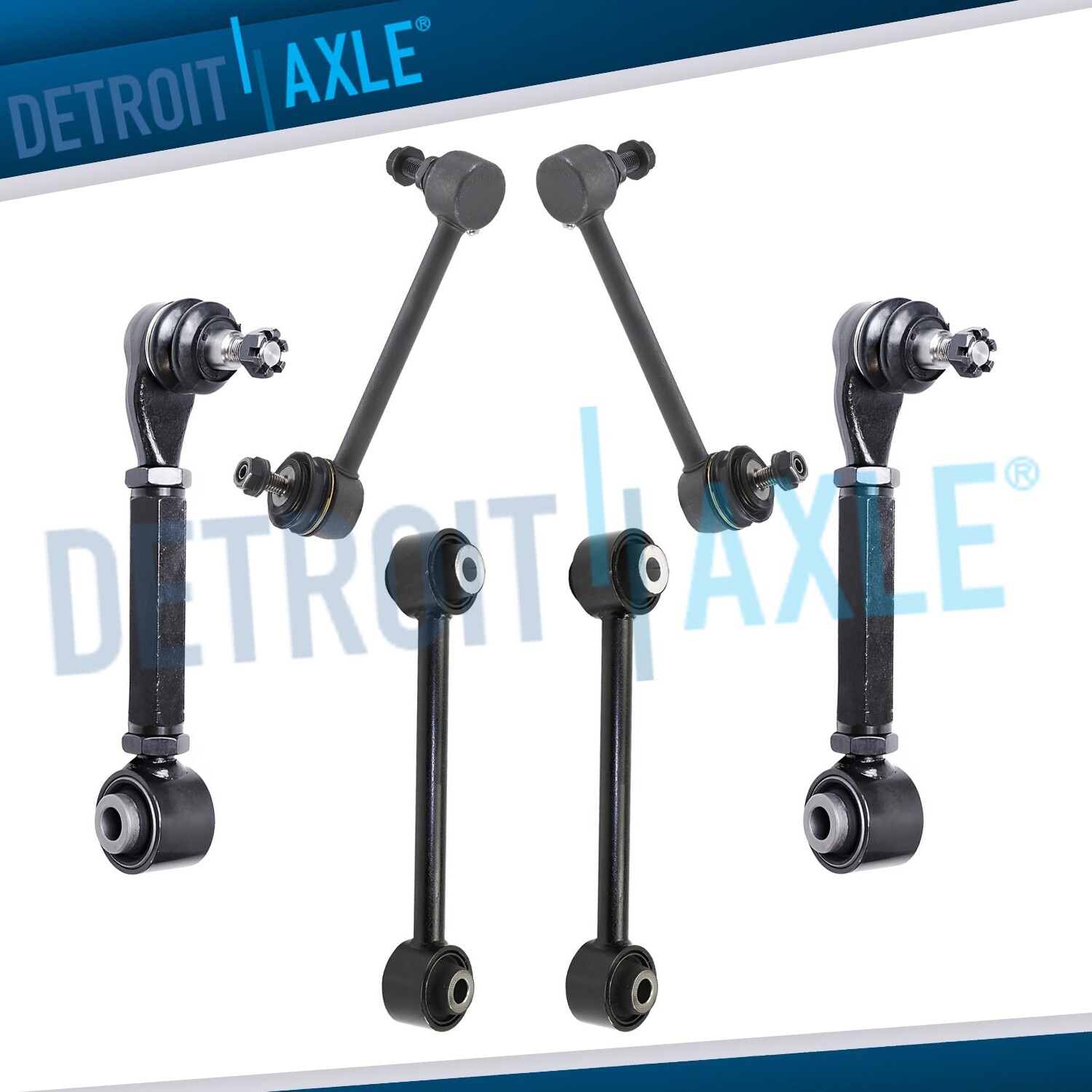 Rear Lower Forward & Upper Control Arms Sway Bars for Honda Pilot Acura MDX ZDX